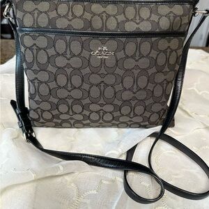 Coach Monogram Black Crossbody Bag